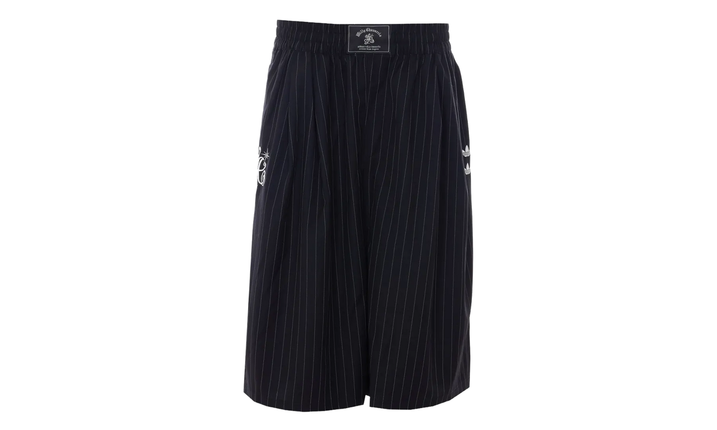 Pinstripe Shorts "Willy Chavarria - Black" KV2247