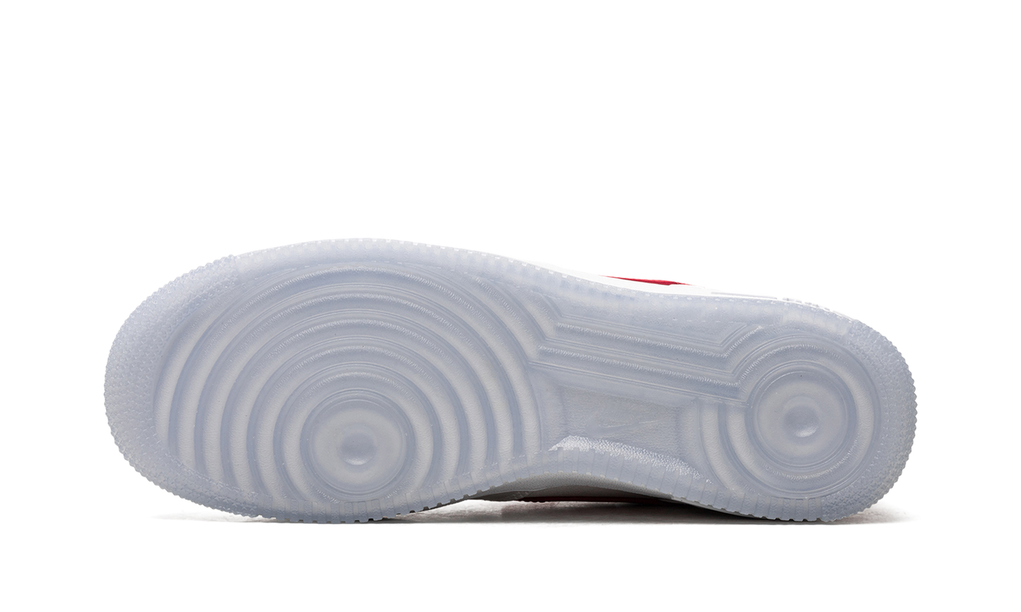 AIR FORCE 1 LO '07 WMNS "Satin White Varsity Red" DX6541 100