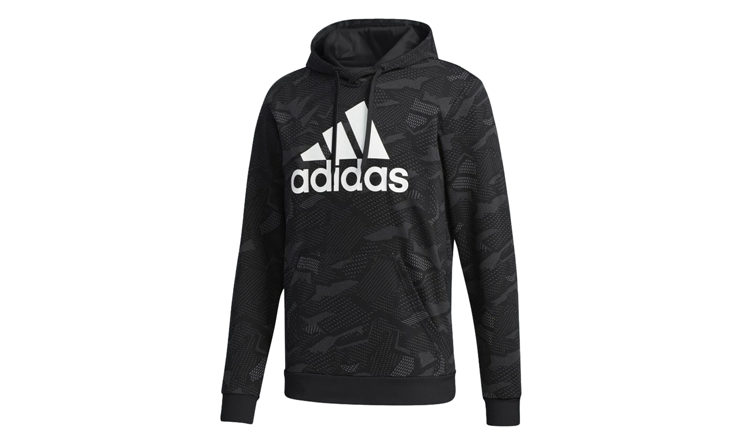 Essentials AOP Hoodie "Black / White" GD5489