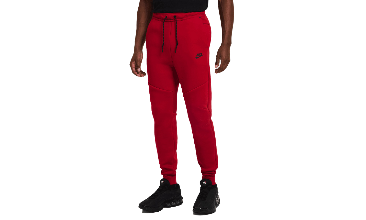 Tech Fleece Jogger Pants Mens Style "GYM RED/BLACK" HV0959 687