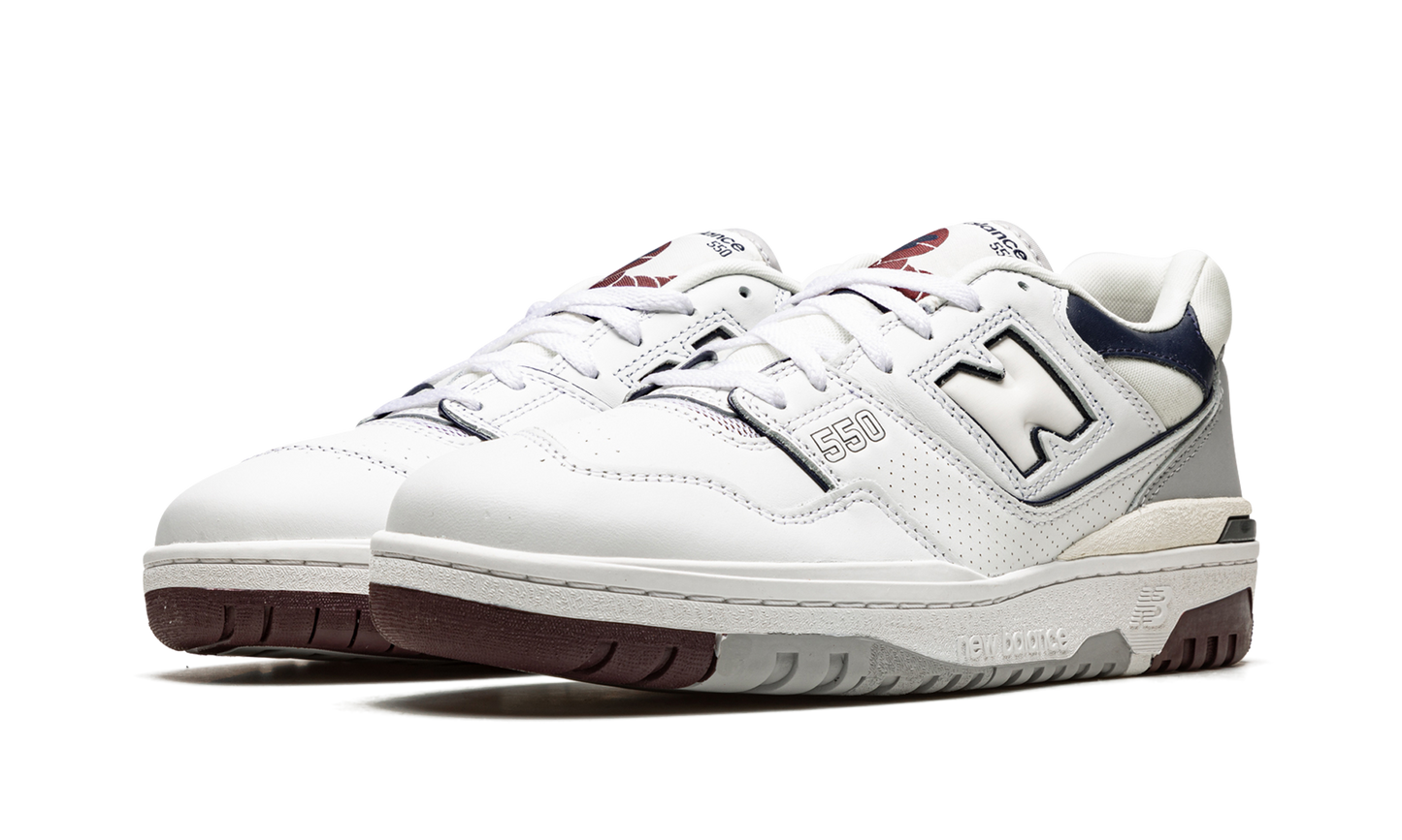 550 "White / Indigo / Burgundy" BB550PWB