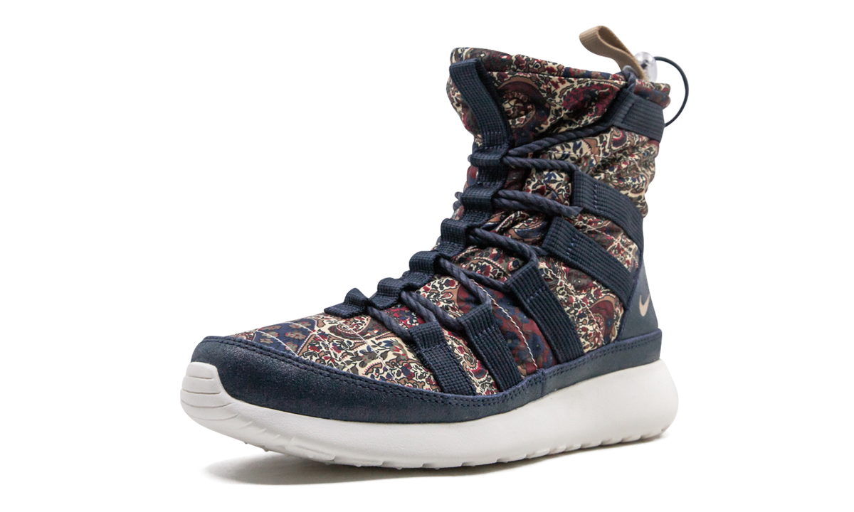 Roshe Run Hi Sneakerboot QS WMNS "Liberty of London Armory Navy" 633519 402